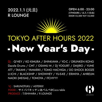 TOKYO AFTER HOURS 2022 -New Year's Day-