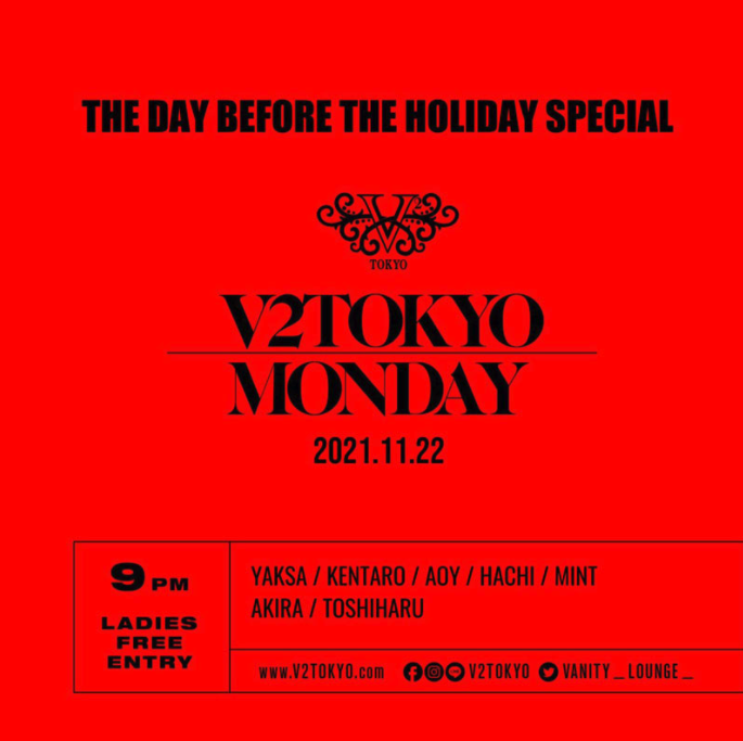V2 TOKYO MONDAY