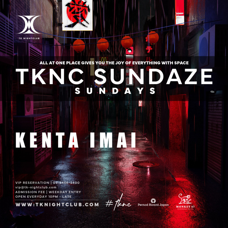 EVERY SUNDAY｜TK NIGHTCLUB TOKYO（ティーケー）｜東京・渋谷