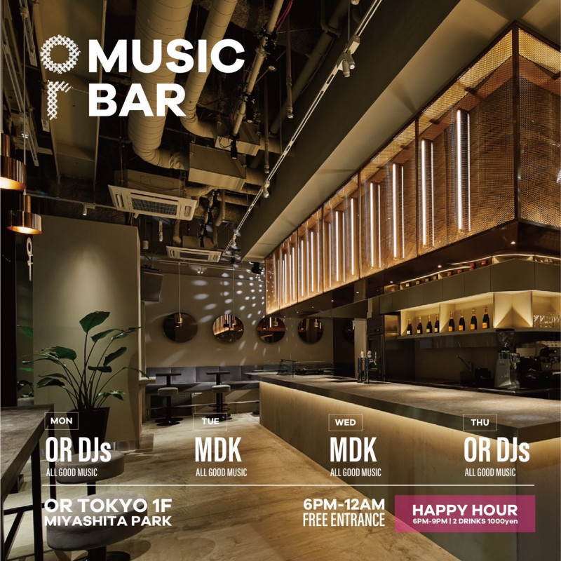 OPEN 18:00 ENTRANCE FREE MUSIC BY : OR DJ’s