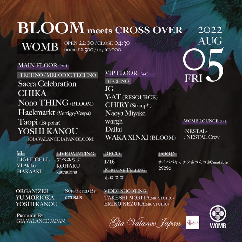 BLOOM meets CROSS OVER