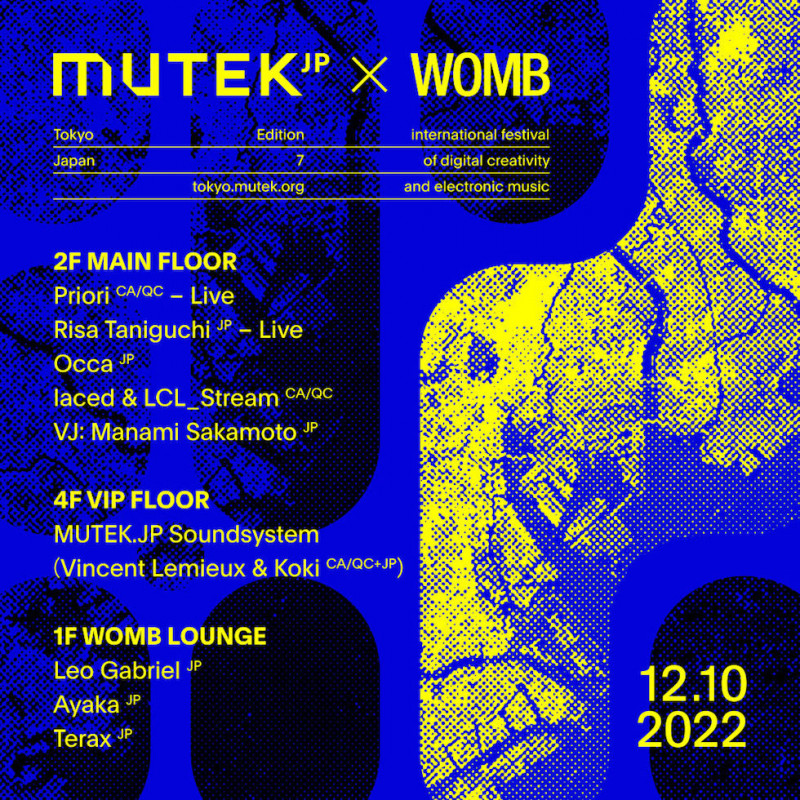 MUTEK.JP × WOMB