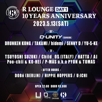 R LOUNGE 10YAEARS ANNIVERSARY DAY 1