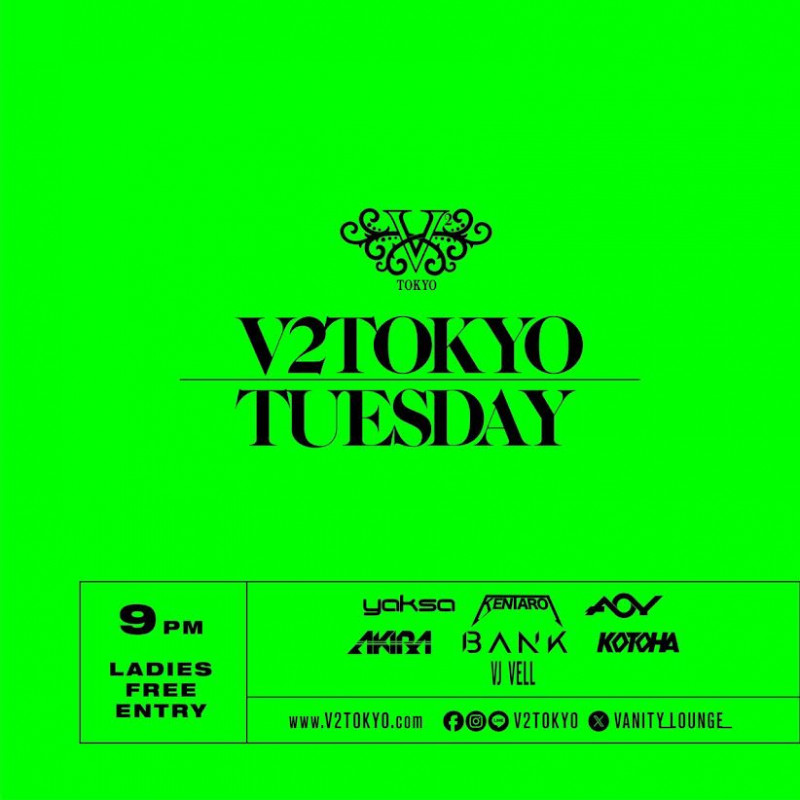 V2 TOKYO TUESDAY