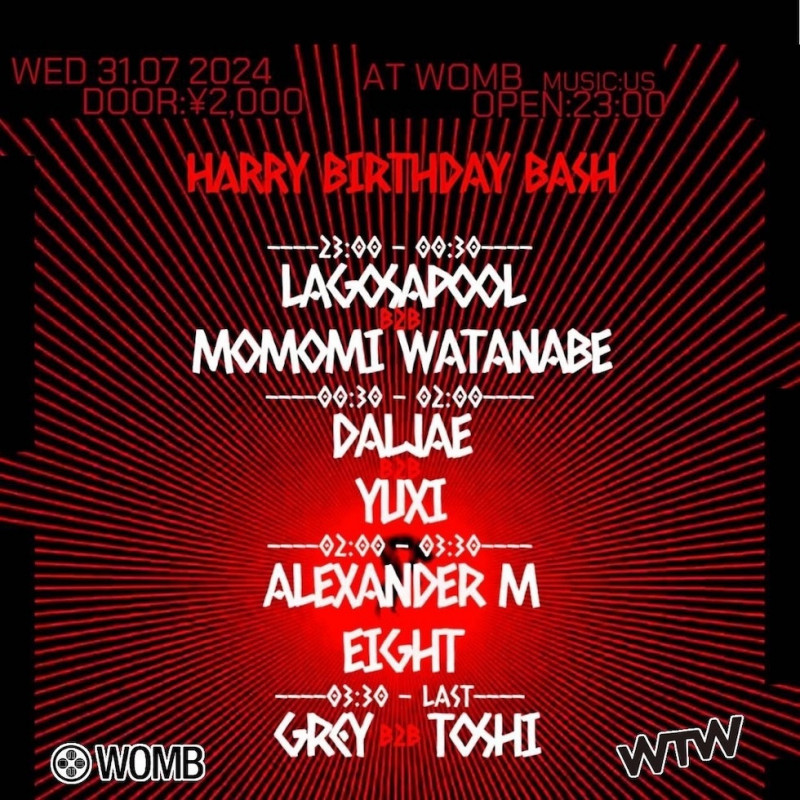WTW -HAPPY BIRTHDAY BASH-