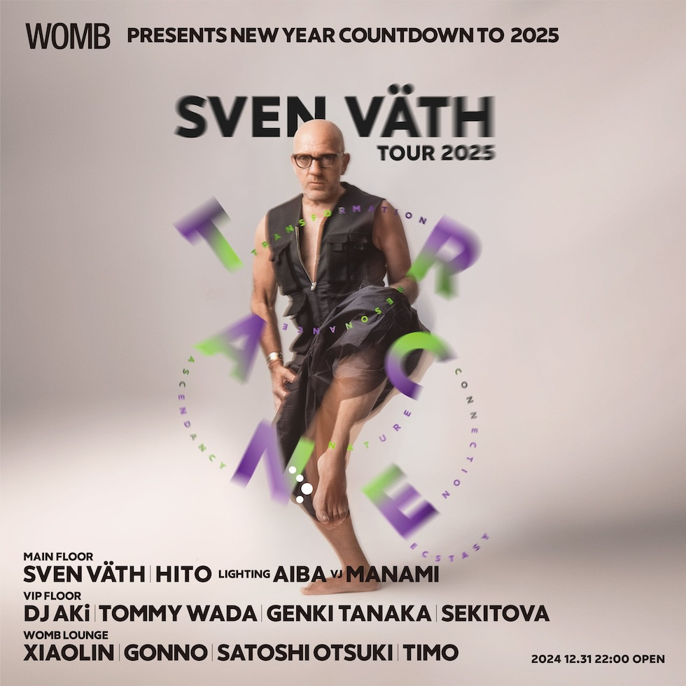 WOMB PRESENTS NEW YEAR COUNTDOWN TO 2025