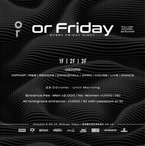 OR FRIDAY