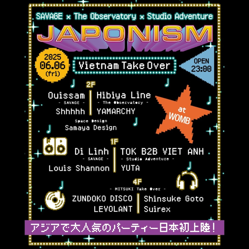 JAPONISM PRESENTS “VIETNAM TAKE OVER” FEAT. SAVAGE × THE OBS