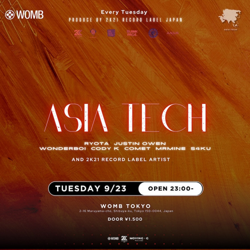 ASIA TECH PRODUCED BY 2K21 RECORDS JAPAN