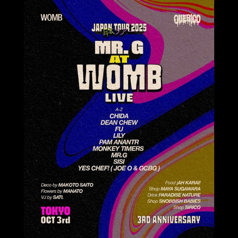 MR.G (LIVE) JAPAN TOUR -QUERICO 3RD ANNIVERSARY