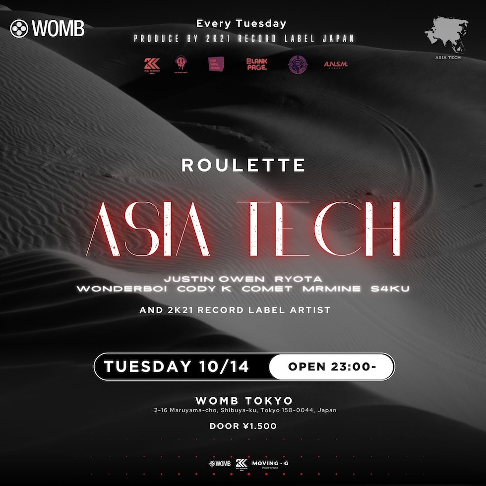 ASIA TECH PRODUCED BY 2K21 RECORDS JAPAN