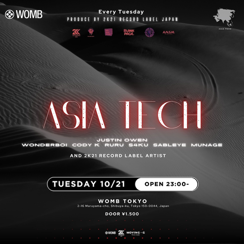 ASIA TECH PRODUCED BY 2K21 RECORDS JAPAN