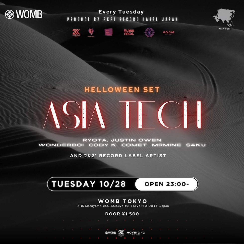 ASIA TECH PRODUCED BY 2K21 RECORDS JAPAN