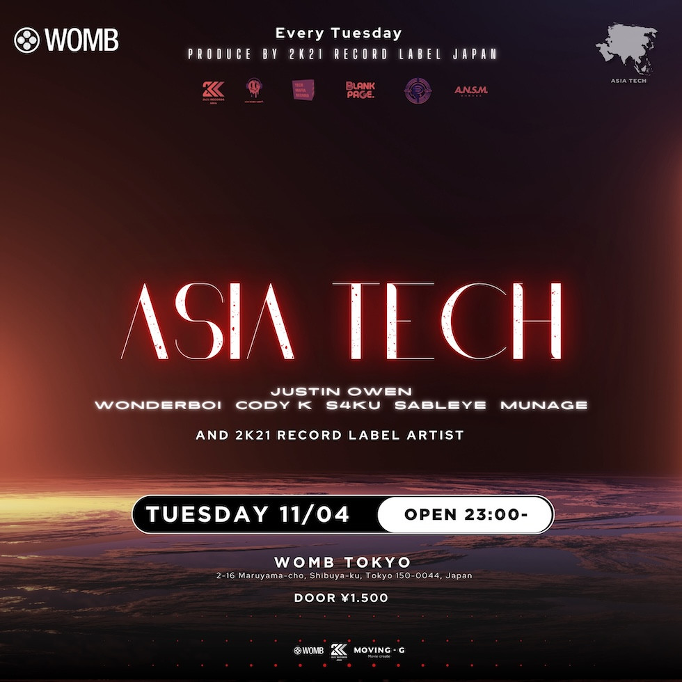 ASIA TECH PRODUCED BY 2K21 RECORDS JAPAN