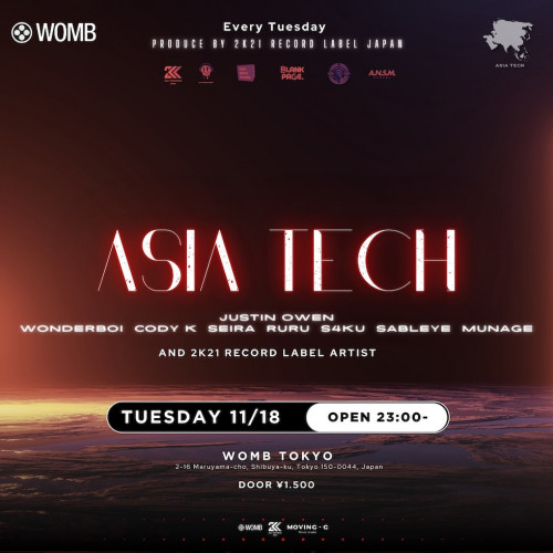 ASIA TECH PRODUCED BY 2K21 RECORDS JAPAN