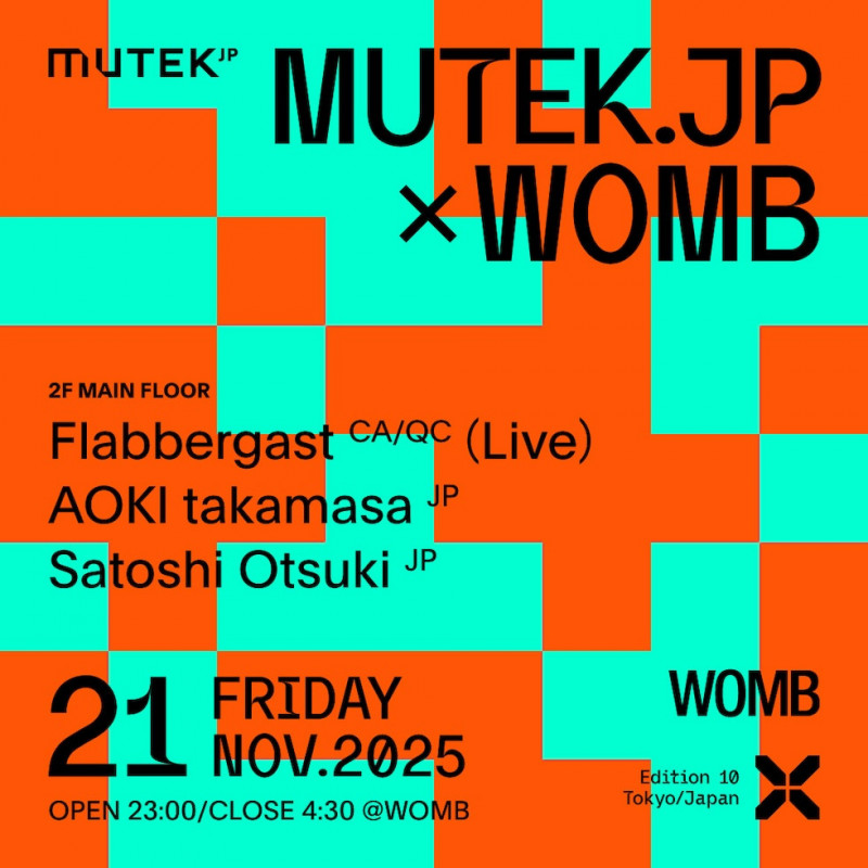 MUTEK.JP × WOMB