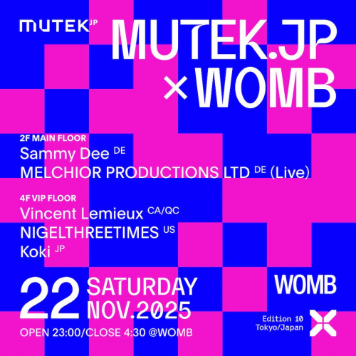MUTEK.JP × WOMB