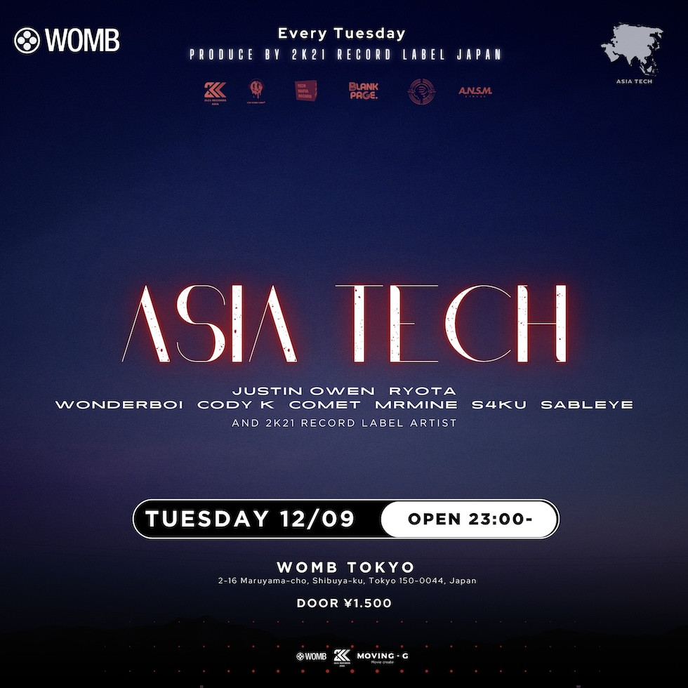ASIA TECH PRODUCED BY 2K21 RECORDS JAPAN