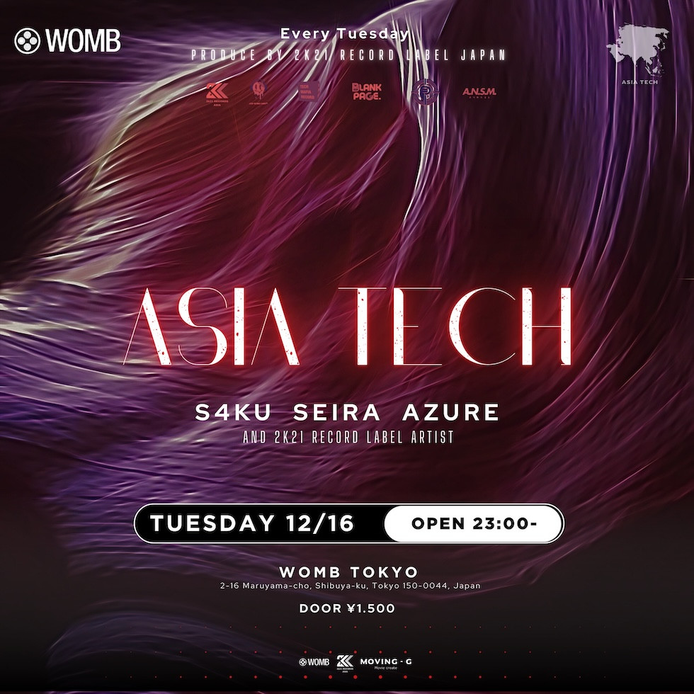 ASIA TECH PRODUCED BY 2K21 RECORDS JAPAN