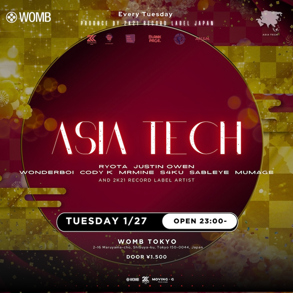 ASIA TECH PRODUCED BY 2K21 RECORDS JAPAN