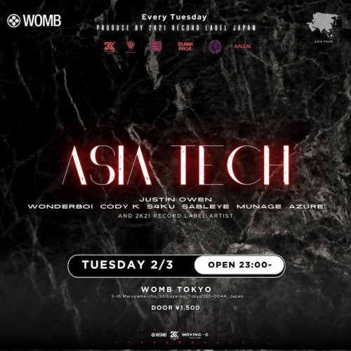 ASIA TECH PRODUCED BY 2K21 RECORDS JAPAN
