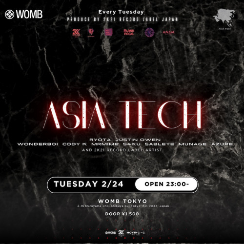 ASIA TECH PRODUCED BY 2K21 RECORDS JAPAN