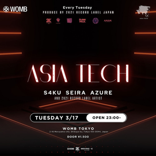 ASIA TECH PRODUCED BY 2K21 RECORDS JAPAN