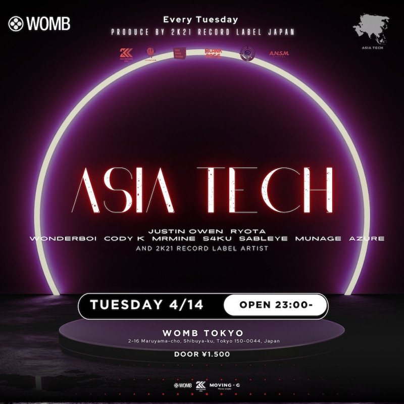 ASIA TECH PRODUCED BY 2K21 RECORDS JAPAN