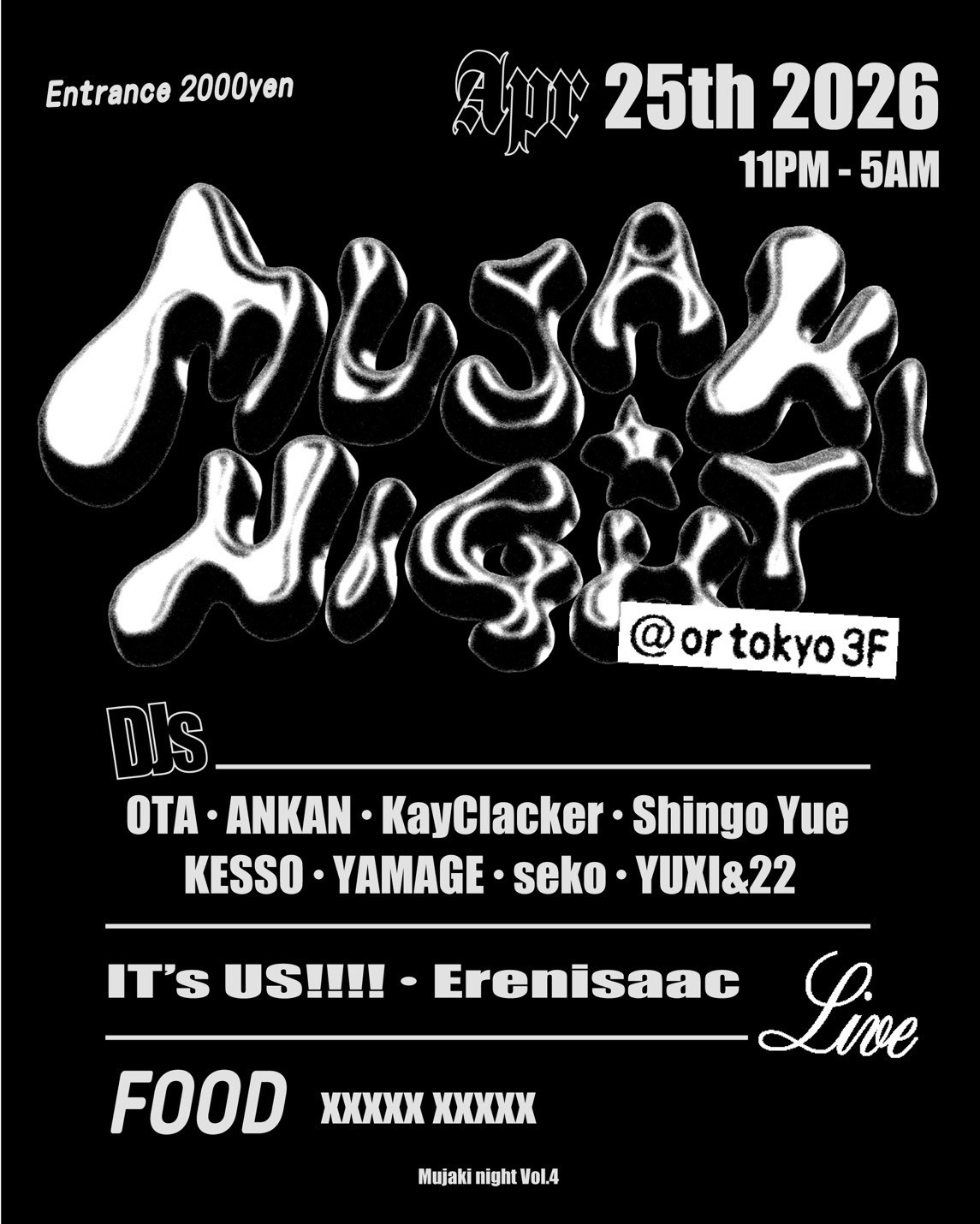 MUJAKI NIGHT vol.4
