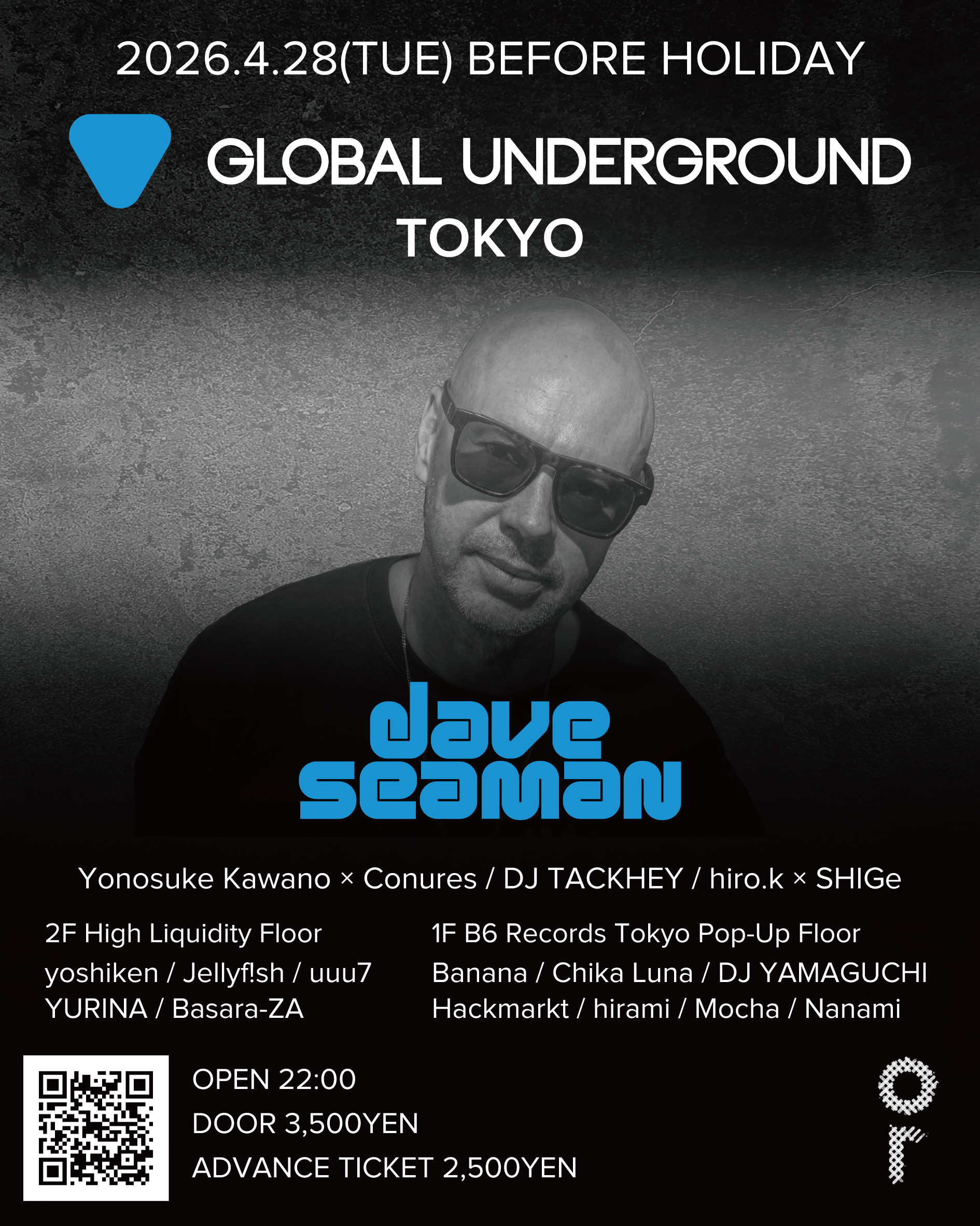 GLOBAL UNDERGROUND TOKYO DAVE SEAMAN