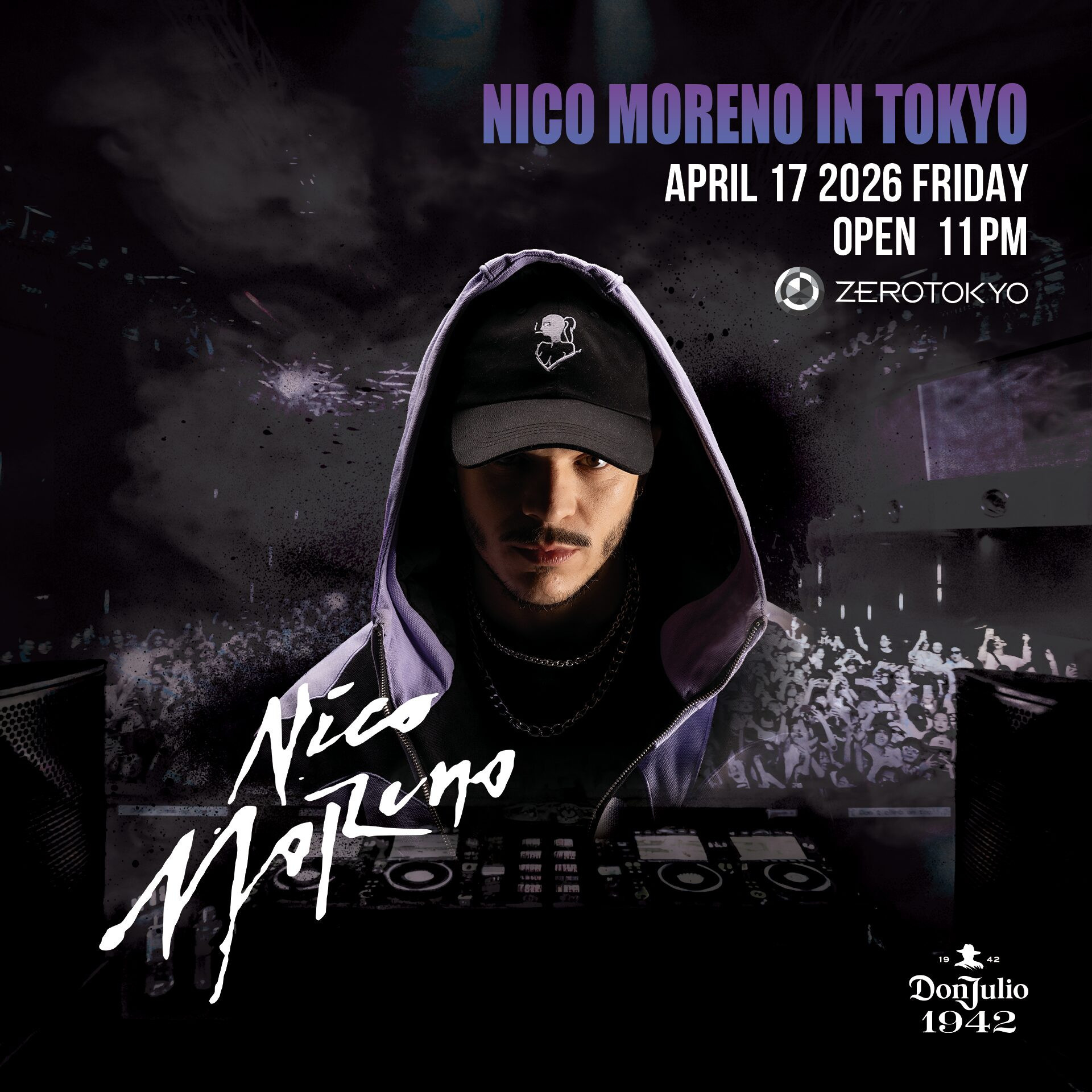 NICO MORENO IN TOKYO Supported by Don Julio 1942