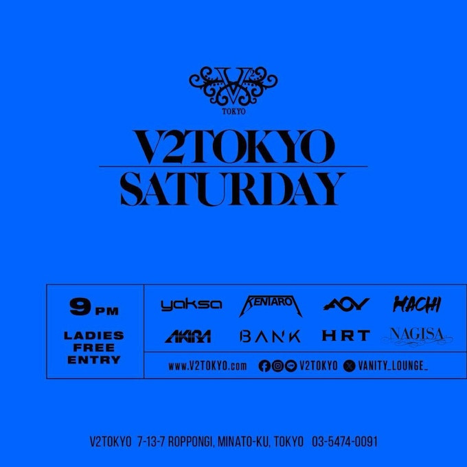 V2 TOKYO SATURDAY