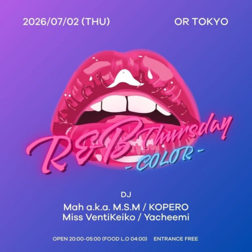 OR THURSDAY -COLOR -