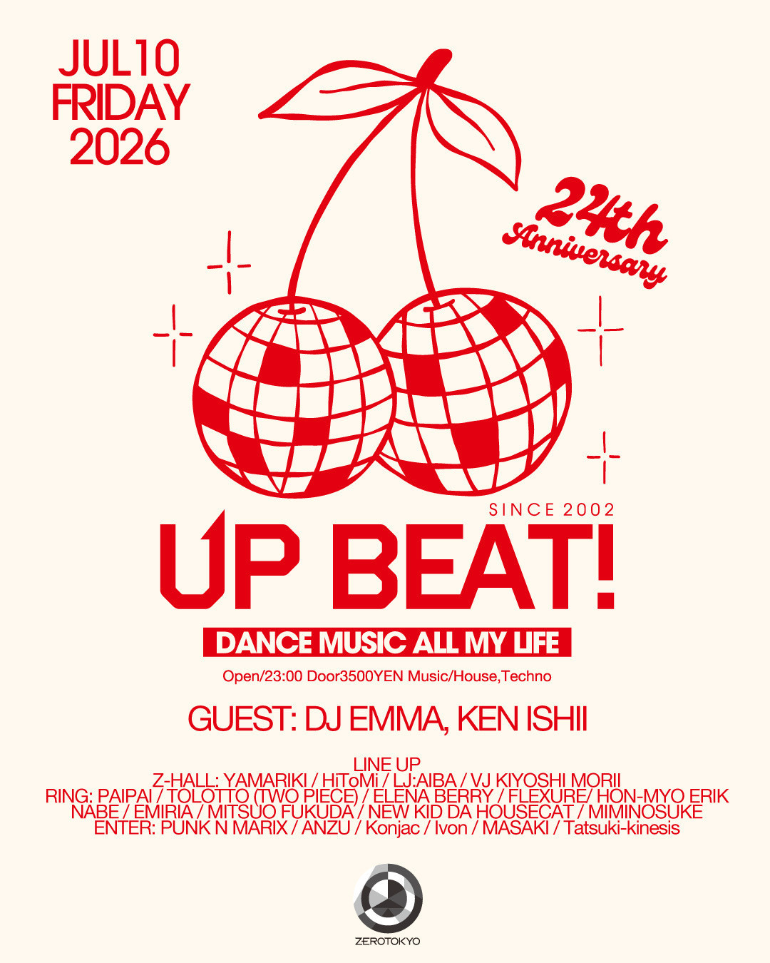 UP BEAT! 24th Anniversary