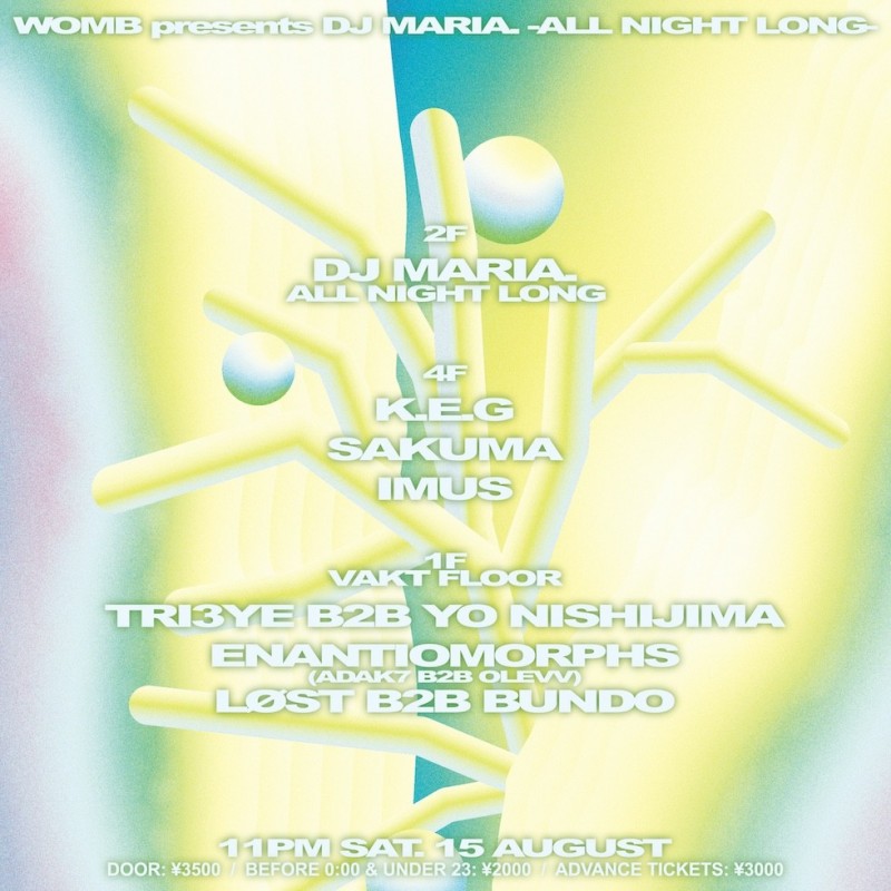 WOMB PRESENTS DJ MARIA. -ALL NIGHT LONG-