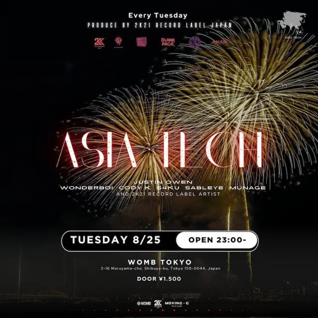 ASIA TECH PRODUCED BY 2K21 RECORDS JAPAN