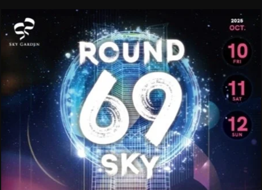 横浜一高いクラブハウスで“音楽×夜景”のコラボレーションを楽しむDJイベント「Round 69 Sky」開催!