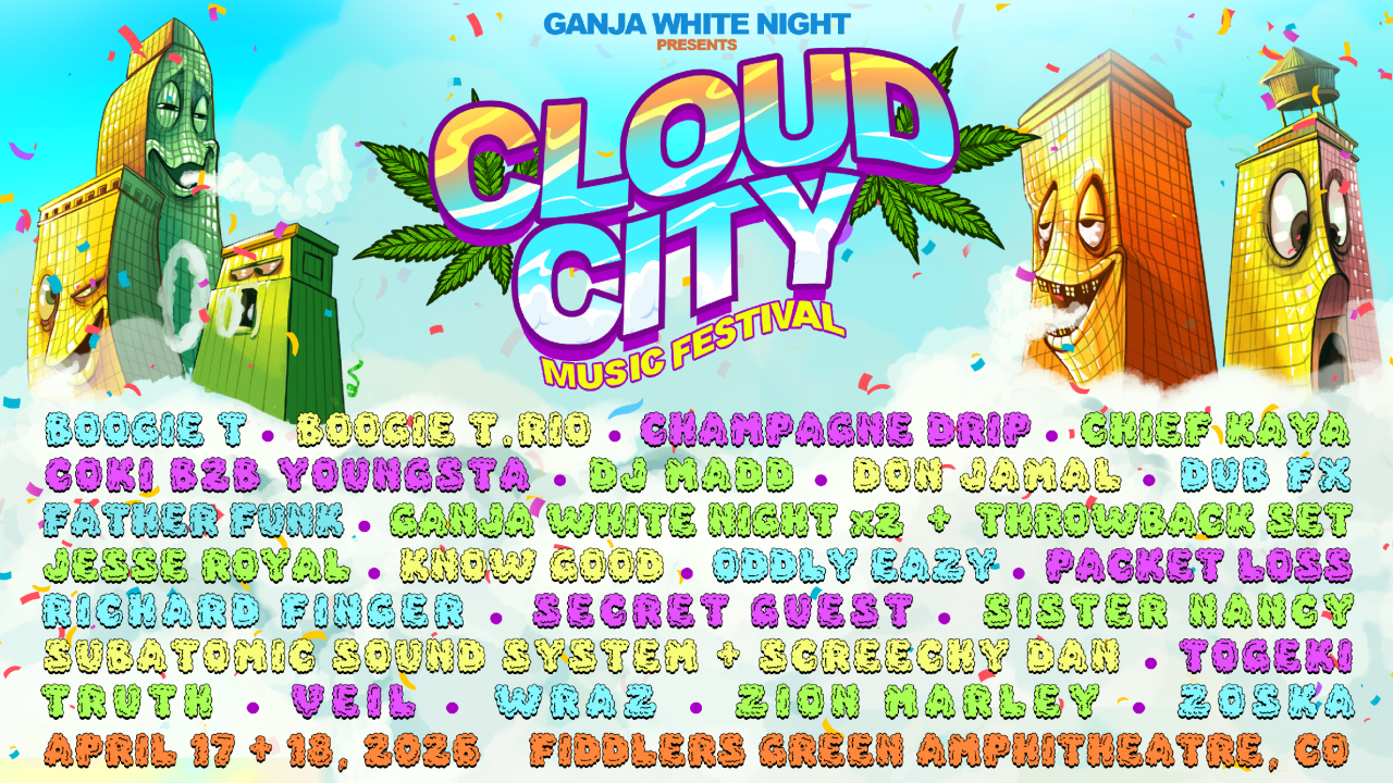 Ganja White Nightが初キュレーション！新フェス『Cloud City Music Festival』始動、注目ラインナップを発表