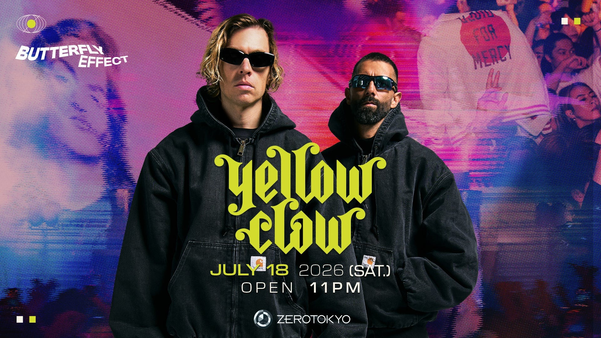 TRAPキング再降臨──YELLOW CLAW × REXY=DEXY、ZEROTOKYO「Butterfly Effect」で夢の共演